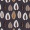 Manhattan Comfort Nantes, Vinyl Chic Leaf Wallpaper, 205 In X 33 Ft = 56 Sq Ft Nantes - alternate 2